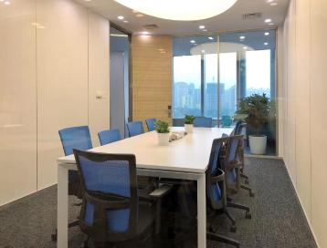渝中区解放碑重庆环球金融中心435平米办公室出租